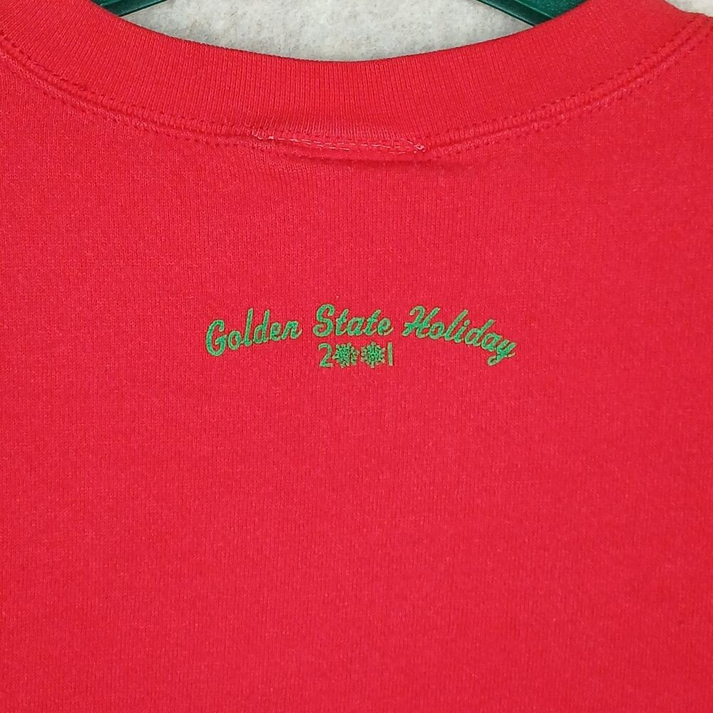 VTG 2001 Disneyland California Adventure Golden State Holiday Crewneck SMALL - Picture 7 of 10